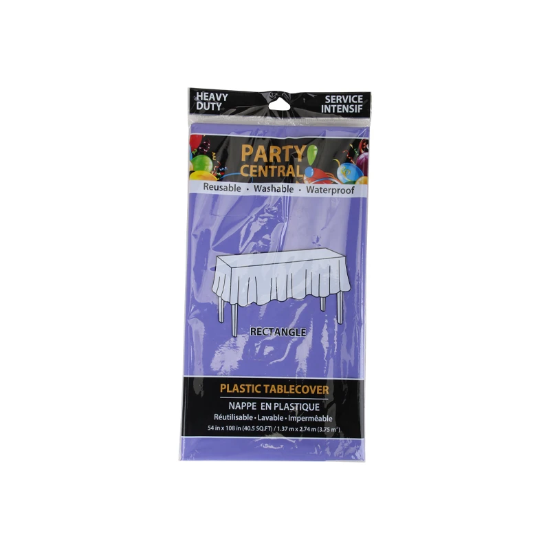 Table Cover Rectangular 54*108In Purple