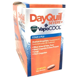 DQS-DP6, Dayquil Severe 6 Count Display Box