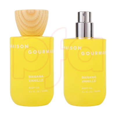 88654, Maison Gourmand Women's Body Oil BANANA VANILLE 100ml/ 3.4oz, 191554886544