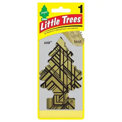 LT1-GD, Little Tree Air Freshener GOLD, 076171102102