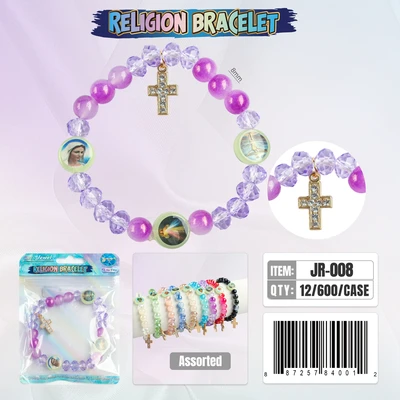JR-008, Crystal Religion Bracelet, 887257840012