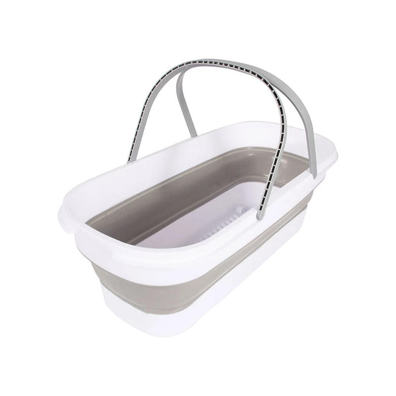 Ideal Home Collapsible Bucket w/ Wheels 22x10.2x7.5 inch