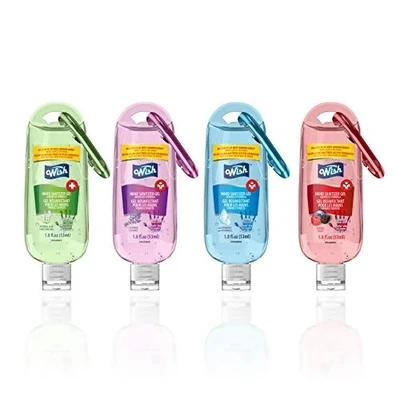 60219FBA-6A, *Expired Final Sale* Wish Hand Sanitizer 1.8oz w/ Clip Display 6PK assorted, 191554602199