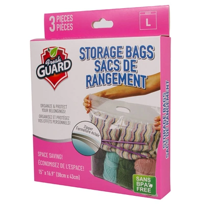 31016, Fresh Guard Storage Bag Large 3PK, 191554310162