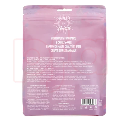 89328, Solo En Ibiza Body Mist 1.02.oz Women's 3pcs Bag Set BARCELONA BLISS MADRID MUSE VALENCIA VIBES, 191554893283