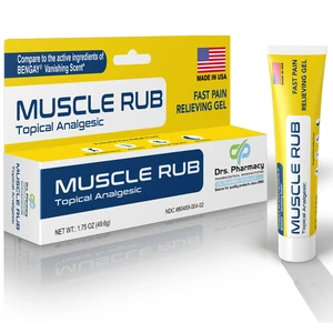 DRS-00026, Drs. Pharmacy 1.75oz. Muscle Rub Topical Analgesic, 380489000068