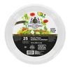 36120, Ideal Dining Plastic Plate 10in White 25CT, 191554361201