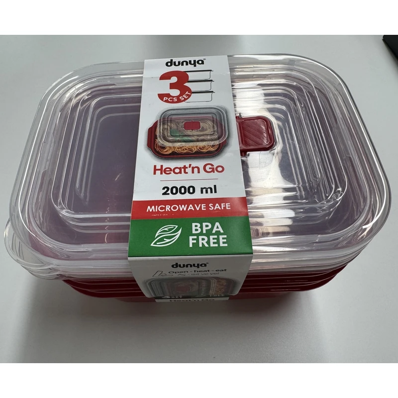 Fresh Guard Food Storage Container Set 6 pcs Rectangle 3*67.6oz