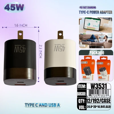 W3531, Power Adapter 45W, 6918033874953