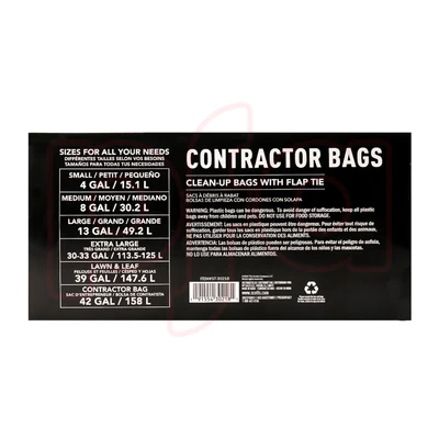 ST-30218, Contractor Bag Box 42 Gal 26CT Silver - Scotts, 191554302181