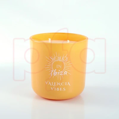 88720, Solo En Ibiza  10*10cm Glass Candle 14.11.oz/400g VALENCIA VIBES, 191554887206