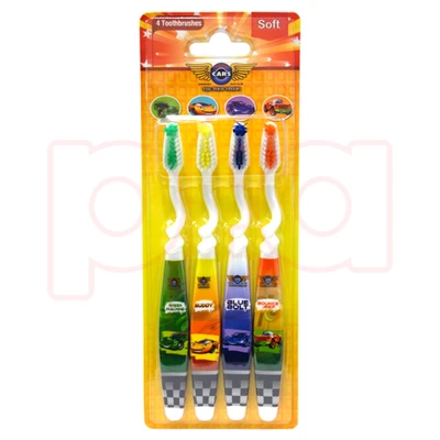 DF84633, Toothbrushes 4PK Kids Car, 706098846338