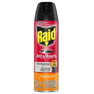 R17OR, Raid Ant & Roach Spray 17.5oz Orange, 046500775338