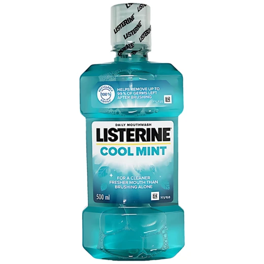 L500CM-12, Listerine 500ml Cool Mint, 601135009450
