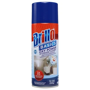 BB-28072, BRILLO BATHROOM OXY CLNR Aerosol 12oz, 810020280722