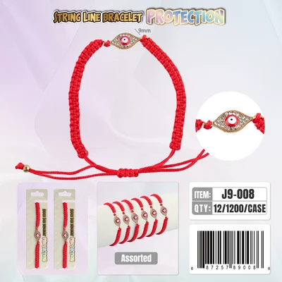J9-008, String Line Protection Bracelet, 887257890086