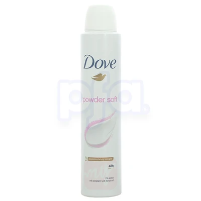 DBS200PS, Dove Body Spray 200ml Powder Soft, 8720181347252