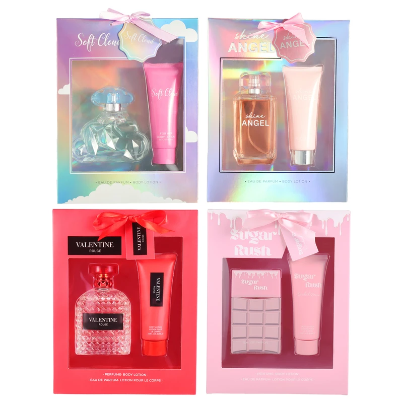 Women's 2pcs Large Set Womens Assorted Case 1 SUGAR CRUSH CANDIED DREAMS/VALENTINE ROUGE