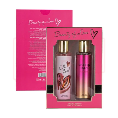 88425, Body Mist Women's 2pcs Set  BEAUTY OF LOVE 2×6.1fl.oz/180ml, 191554884250