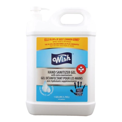 60287, Wish Hand Sanitizer 1 Gallon (3.785L) Pump, 191554602878