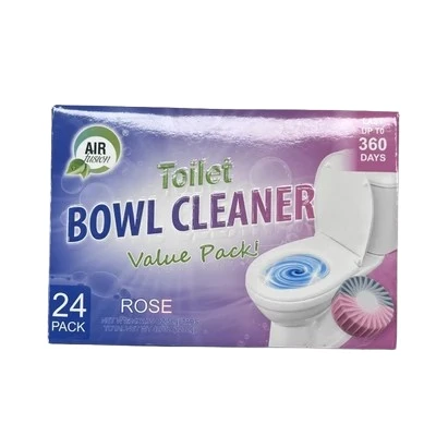 OL60147, Air Fusion Bowl Cleaner & Freshener 24PK Rose, 191554601475