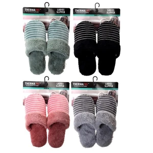 16015, Thermaxxx Ladies slipper Fur Cuff, 191554160156