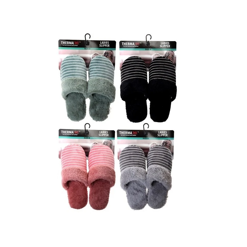 Thermaxxx Ladies slipper Fur Cuff