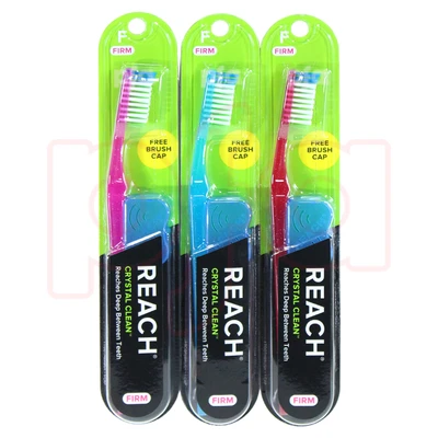 DF09510, Reach Toothbrush Crystal Clean Firm W/CAP, 840040195102