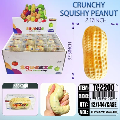 TC2200, Crunchy Squishy Peanuts  3.9", 887258042002