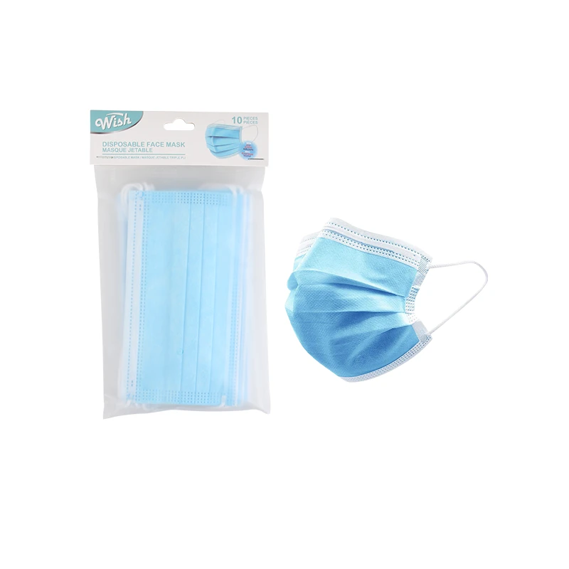Wish Disposable Face Mask 10Pcs