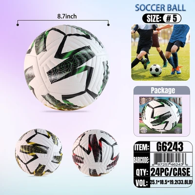 G6243, Soccer Ball No:5, 887257462436