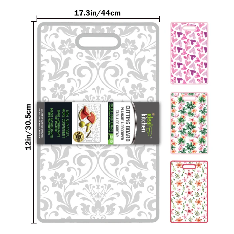 Ideal Kitchen Plastic Cutting Board 12x17.3 in
