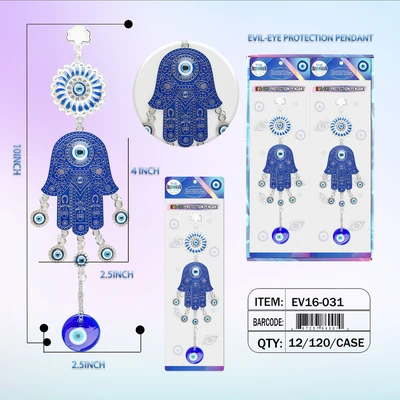 EV16-031, EVIL-EYE PROTECTION PENDANT, 887257860010