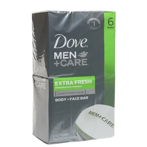 DM4EF, Dove Men Bar Soap 4oz 6PK Extra Fresh, 011111012080