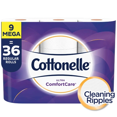 CTN9UCF, Cottonelle 9count Bundle Toilet Tissue Ultra Comfort, 036000541649