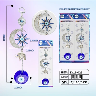 EV16-026, EVIL-EYE PROTECTION PENDANT, 887257860010