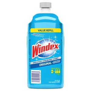 WC64, Windex Cleaner Original 2L (67.6oz) Refill, 019800001285
