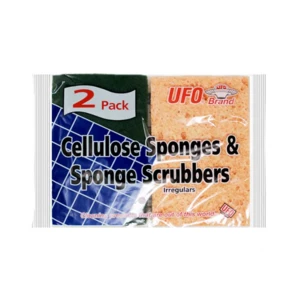 UFO202, UFO Cellulose 2PK Jumbo Scrubber, 724082002027