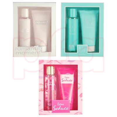 89971, Women's Body Mist 2pcs Set  Assorted Case  180ml Body Mist 177mlBody Lotion, 191554893580