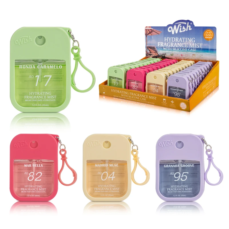 WISH Hydrating Fragrance Mist With Silicone Holder 1.2oz