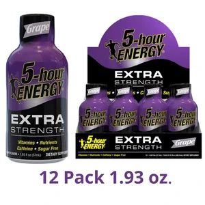 5HRE-ES12-GRAPE, 5-Hour Energy Extra Strength 12's Grape