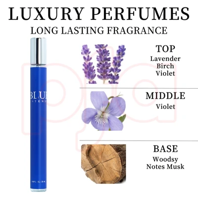 88842, Men's Eau De Toilette Cologne Set 1.18 oz/ 35 ml, 6 Scents Blue Intense/Blue Wonder/Bross Private/Enforce/Steel/Woody Blang, 191554882690