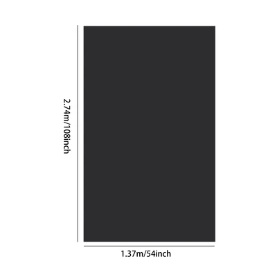 50006, Party Central Heavy Duty Rectangle Plastic Tablecover - Black, 191554500068