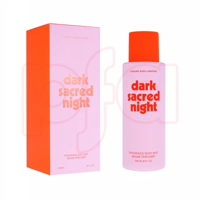 OD89898D, LIQUID KISS LIMITED Women's  Body Mist 8oz/236ml  Dark Sacred Night, 191554898981