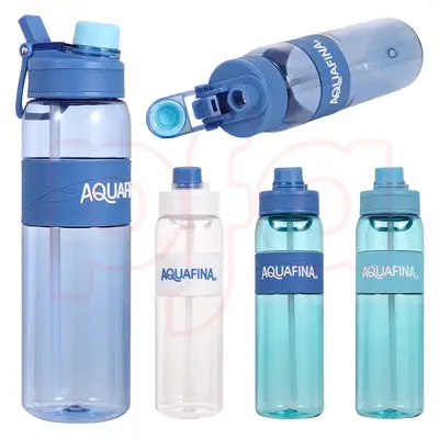 AF58188, Aquafina Plastic Sport Bottle With Straw 33.3oz, 191554581883
