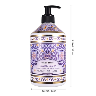 60681, Molto Bella Hand Soap 21.3oz – Vanilla Velvet, 191554606814