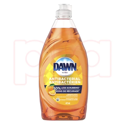 DAWNU16-OR, Dawn Ultra Dish Liquid 473mL 16oz Orange Scent, 030772006160