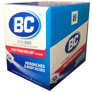 BC-POW-DP36, BC Powder 2PK 36 Count Display Box