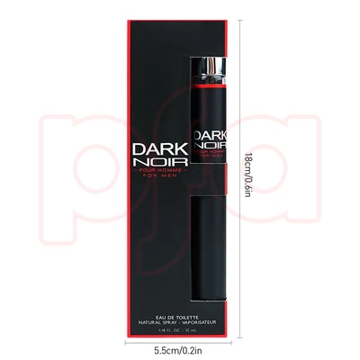 88815, Men's Eau De Toilette Cologne Set 1.18 oz/ 35 ml, 6 Scents Black Intense/Bross/Cool Breeze Mariner/Dark Noir/Extreme/Salvang Travel Set - United Scents, 191554882591