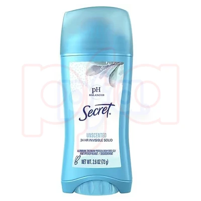 SD26U, Secret Deo IS 2.6oz Unscented, 037000123408